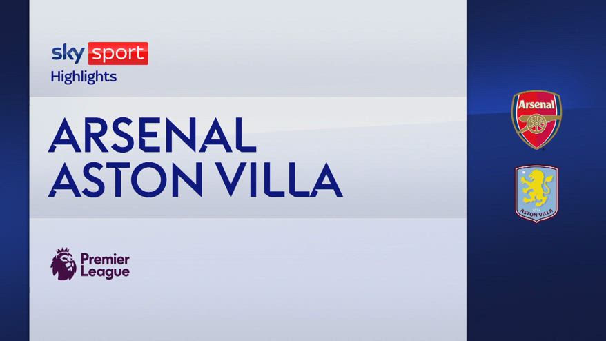 Arsenal-Aston Villa 2-2: gol e highlights