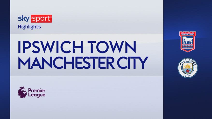 Ipswich Town-Manchester City 0-6: gol e highlights