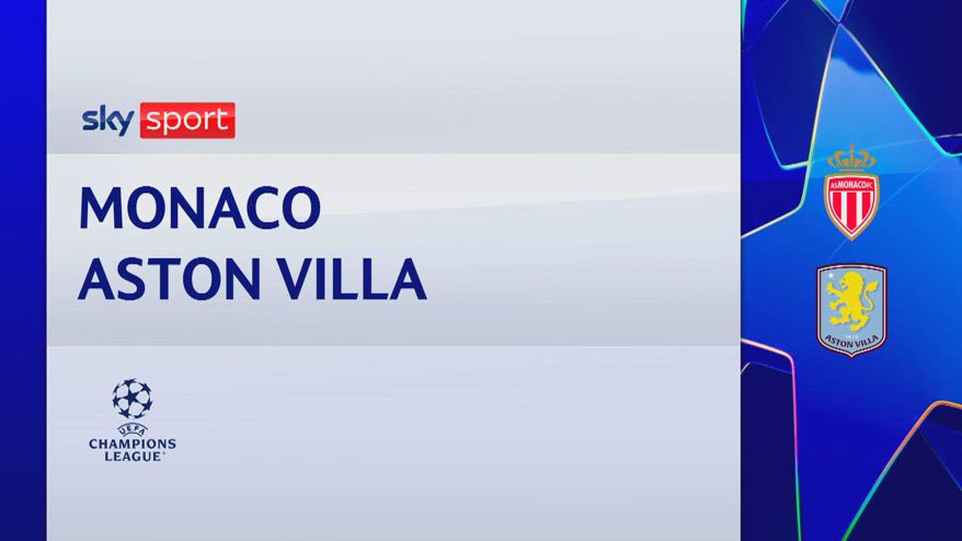 Monaco-Aston Villa 1-0: gol e highlights