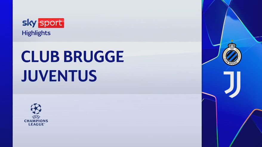 Bruges-Juventus 0-0: highlights