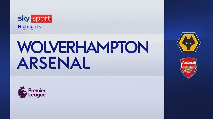 Wolverhampton-Arsenal 0-1: gol e highlights