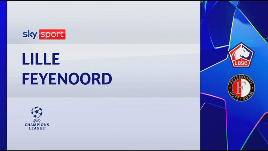 Lille-Feyenoord 6-1: gol e highlights