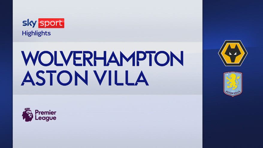 Wolverhampton-Aston Villa 2-0: gol e highlights