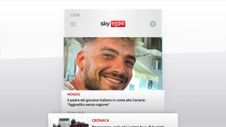 I titoli di Sky TG24 del 2/2/2025, edizione delle 13