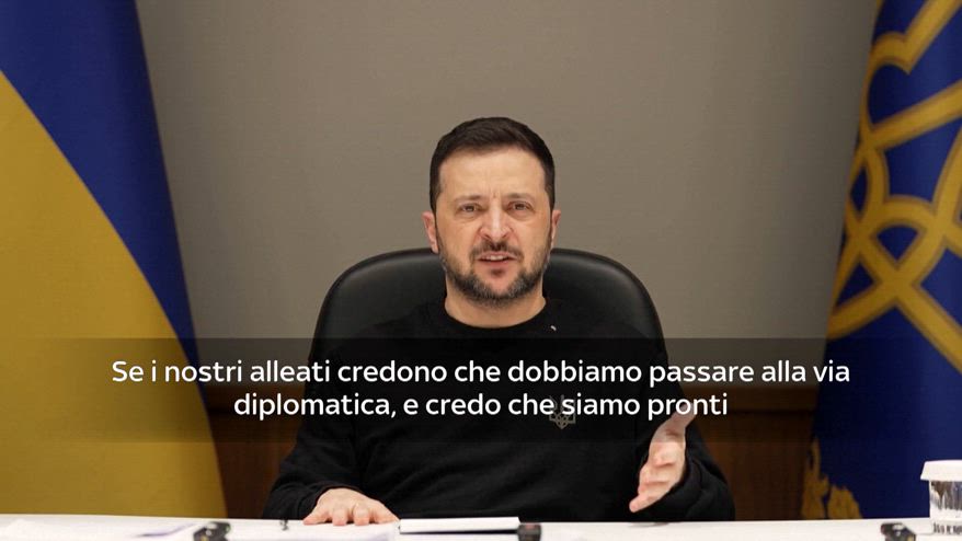 Zelensky: pronto a trattare con Putin