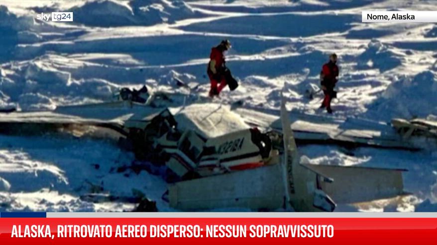 Alaska, ritrovato aereo disperso: nessun sopravvissuto