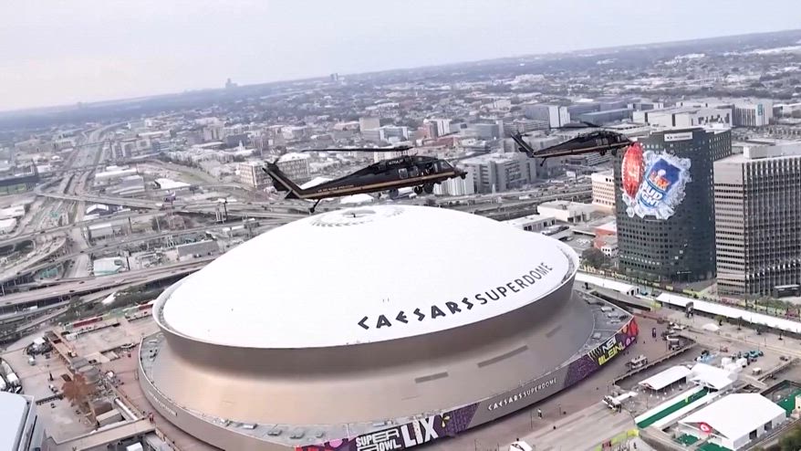 Donald Trump al Super Bowl, New Orleans blindata
