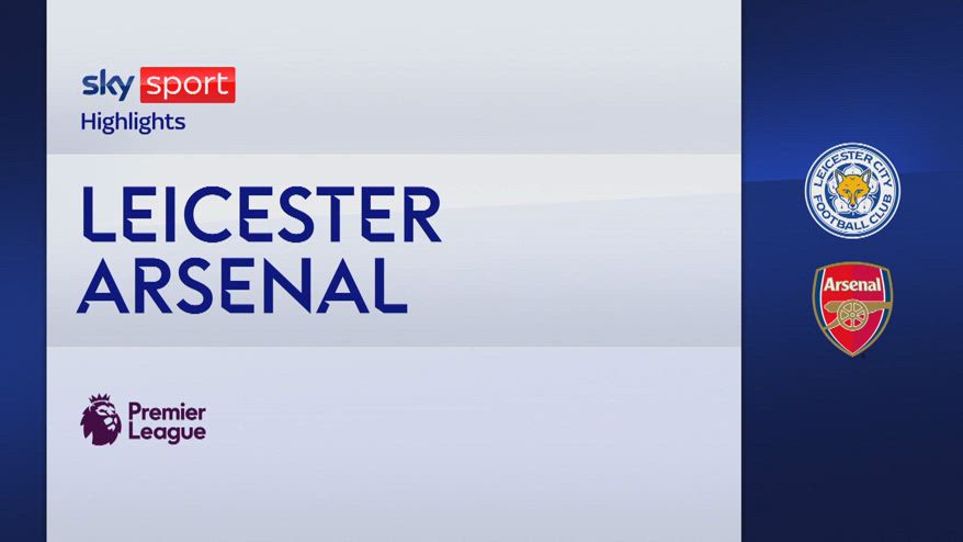 Leicester-Arsenal 0-2: gol e highlights