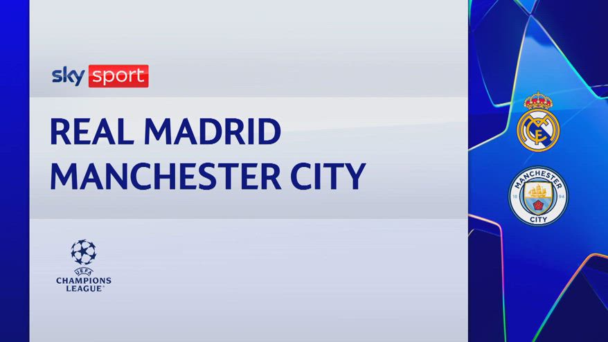 Real Madrid-Manchester City 3-1: il video dei gol