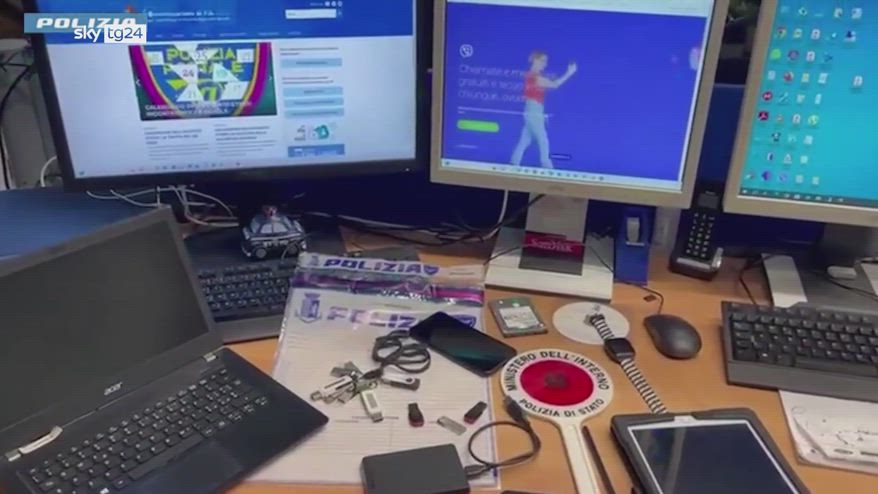 Pedopornografia online, sei arresti in Veneto | Video Sky