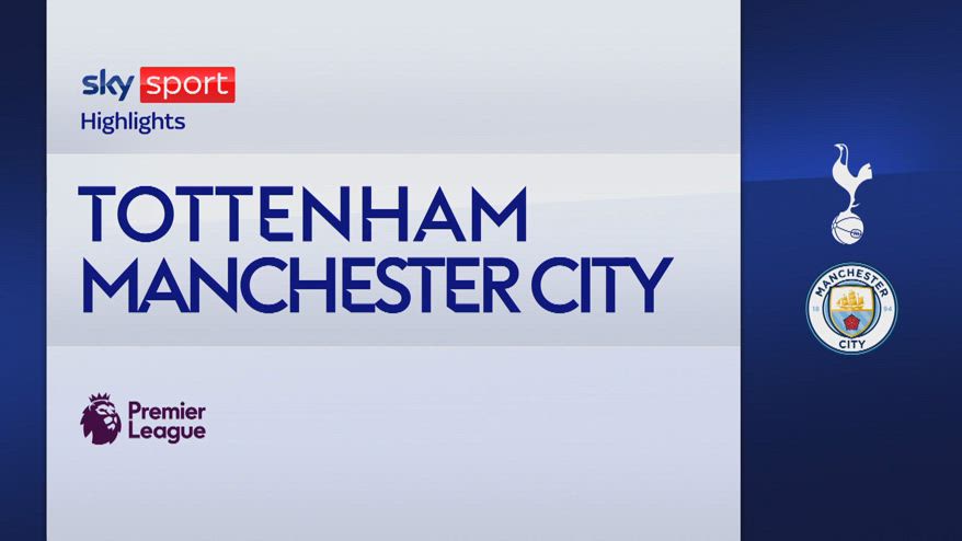 Tottenham-Manchester City 0-1: gol e highlights