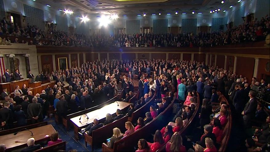 Trump ha tenuto il suo primo discorso al Congresso Usa