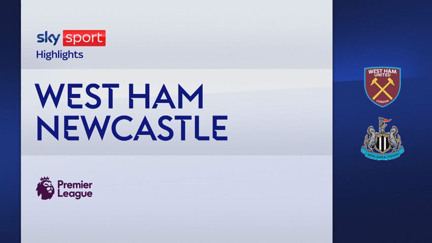 West Ham-Newcastle 0-1: gol e highlights