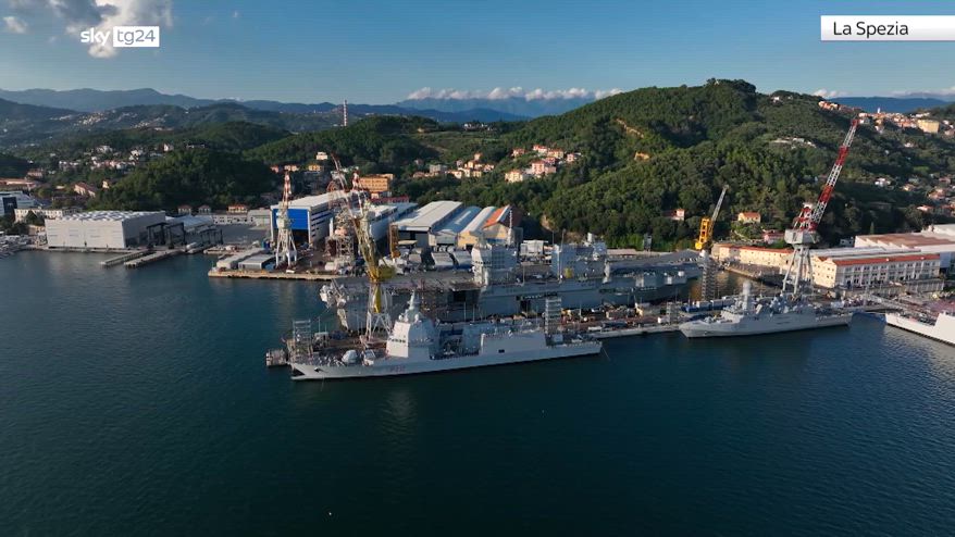 Nel cantiere di navi per la Marina: il viaggio di Sky TG24