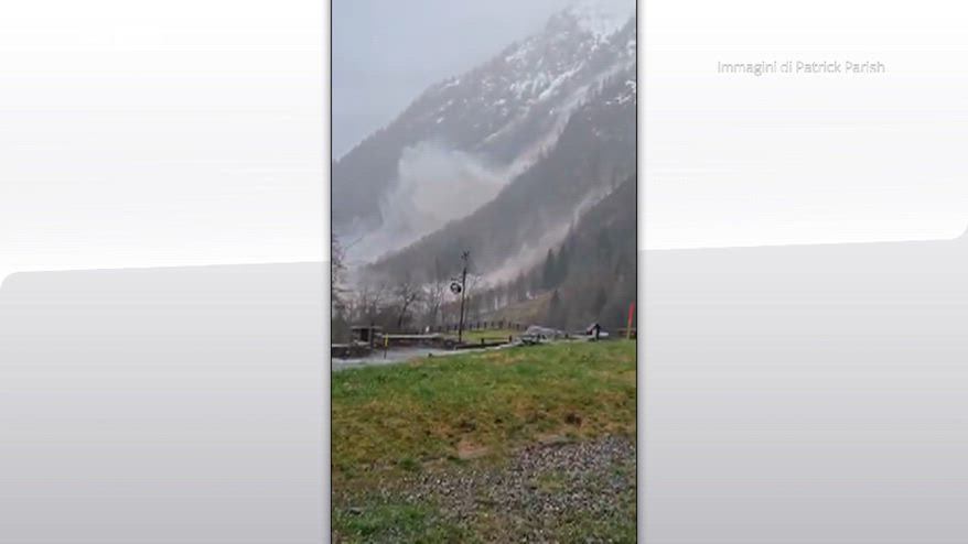Maltempo, in Valsesia cascata di neve acqua e fango