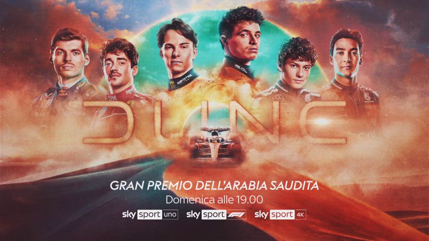 F1 in Arabia Saudita: GP LIVE alle 19 su Sky