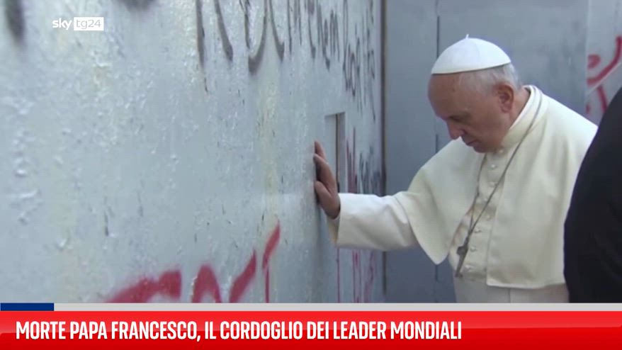 Morte Papa Francesco, il cordoglio dei leader mondiali