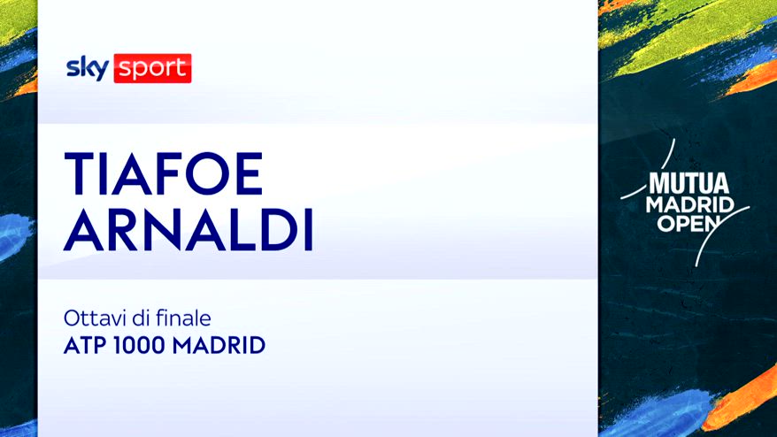 Arnaldi-Tiafoe: highlights Atp Madrid
