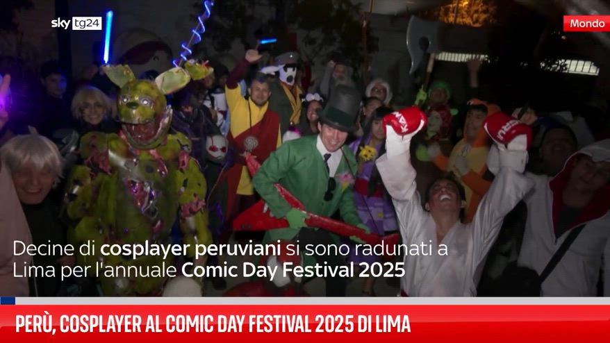 Perù, cosplayer al Comic Day Festival 2025 di Lima