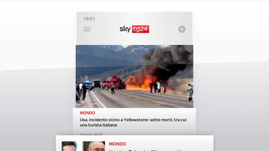 I titoli di Sky TG24 del 3 maggio, edizione delle 19