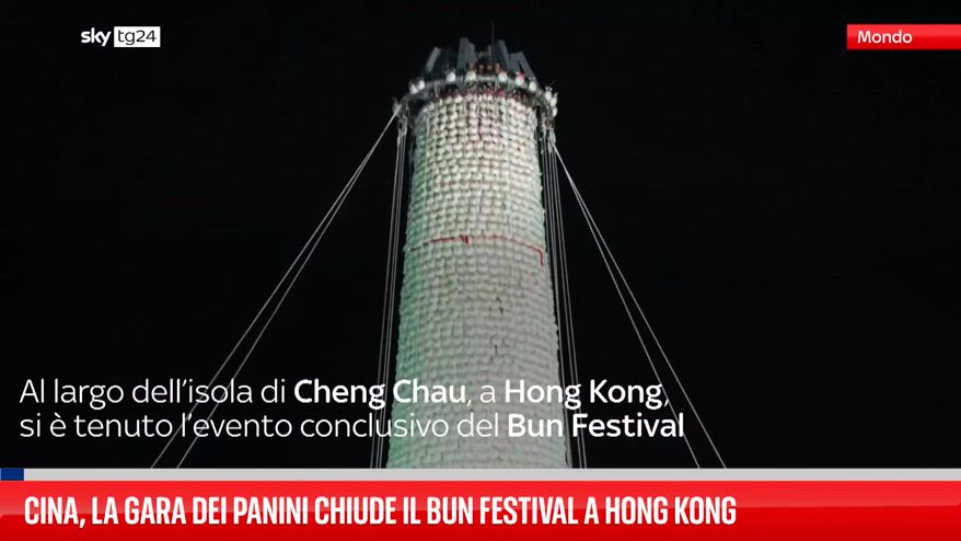 Cina, la gara dei panini chiude il Bun Festival a Hong Kong