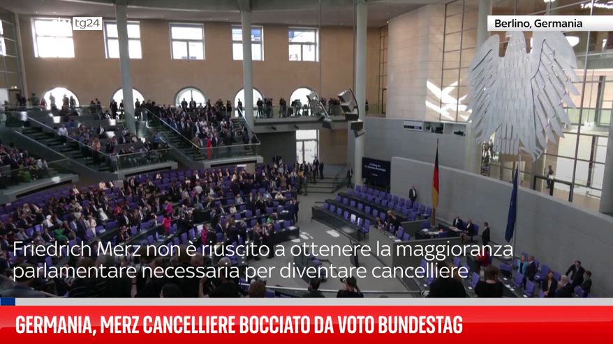 Germania, Merz cancelliere bocciato da voto Bundestag