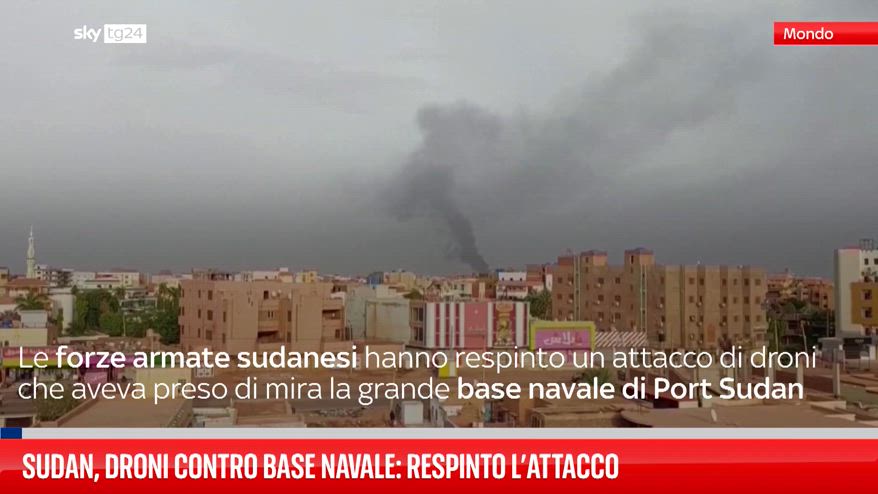 Sudan, droni contro base navale: respinto l’attacco