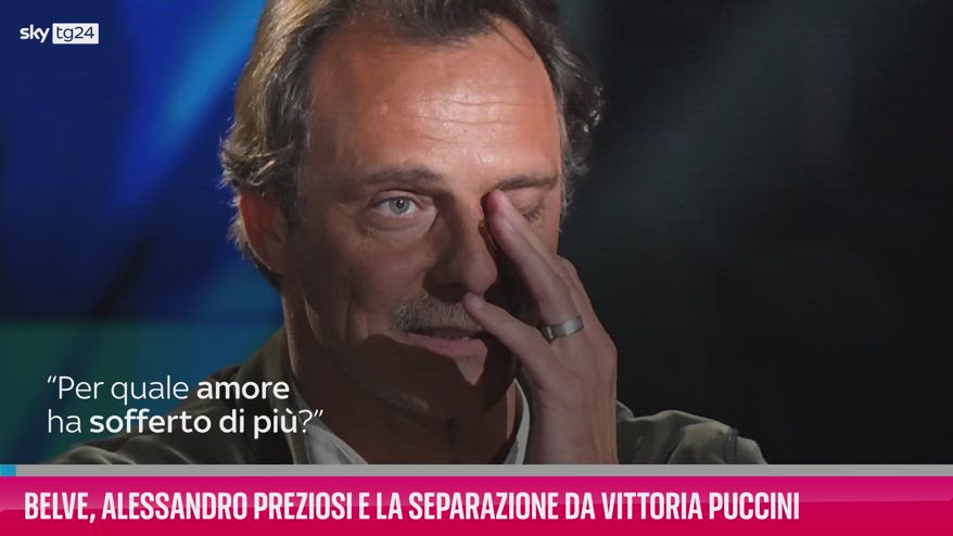 VIDEO Belve, Alessandro Preziosi su Vittoria Puccini
