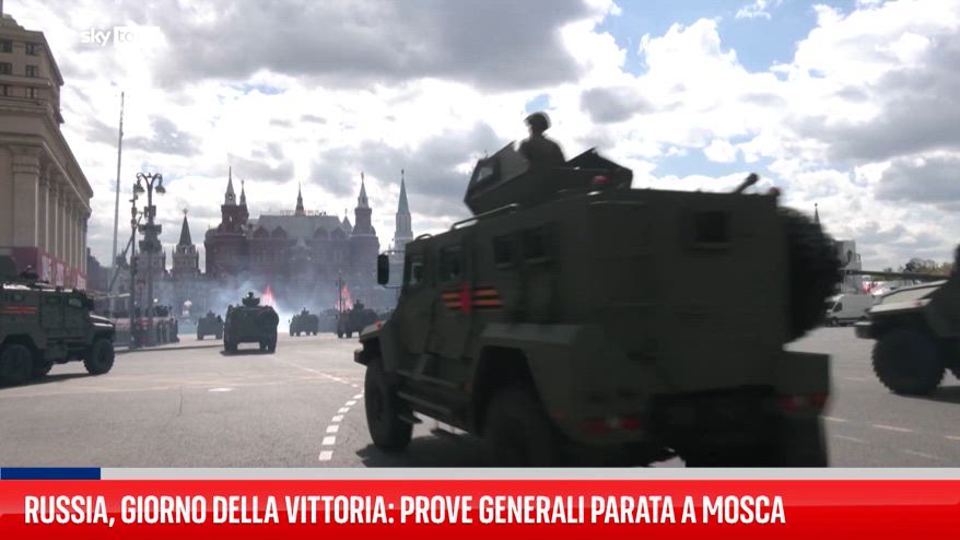 Russia, Giorno della Vittoria: prove generali parata a Mosca
