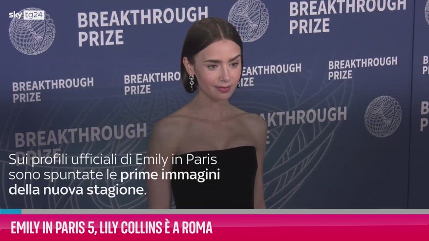 VIDEO Emily in Paris 5, Lily Collins è a Roma