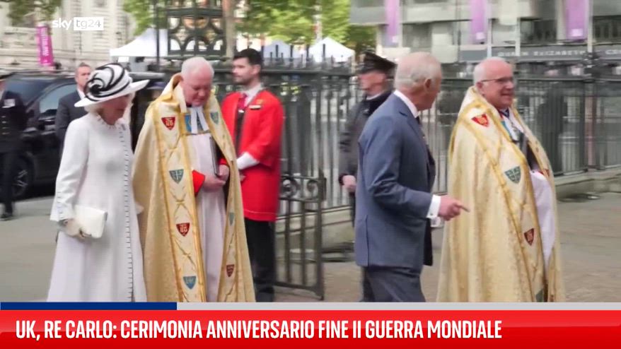 Uk, Re Carlo: cerimonia anniversario fine II Guerra Mondiale
