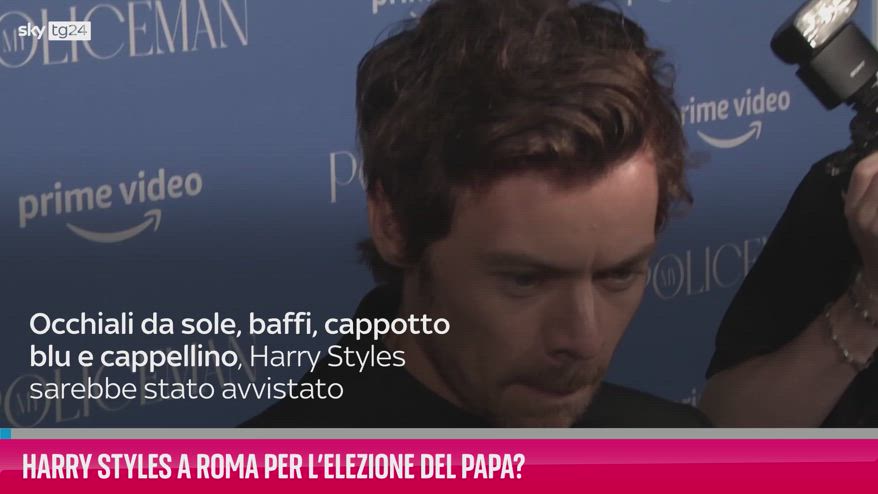 VIDEO Harry Styles a Roma per l'elezione del Papa? La foto