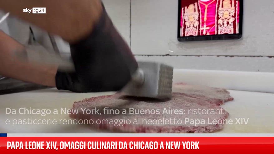 Papa Leone XIV, omaggi culinari da Chicago a New York