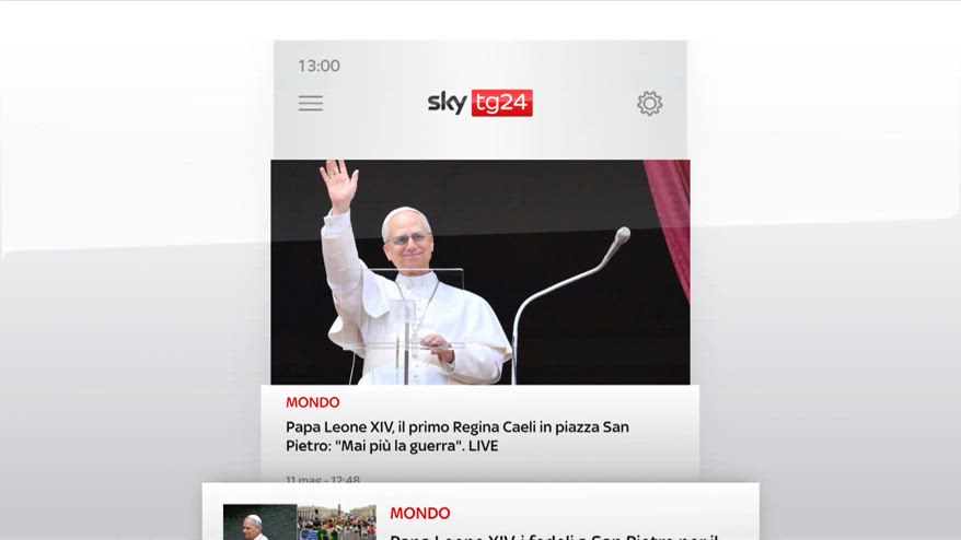 I titoli di Sky TG24 dell'11 maggio: edizione delle 13