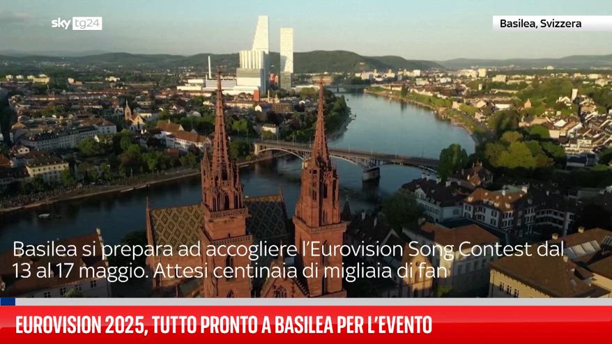 Eurovision 2025, tutto pronto a Basilea per l’evento