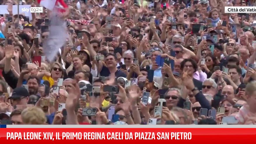 Papa Leone XIV, il primo Regina Caeli da Piazza San Pietro