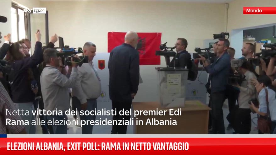 Elezioni Albania, exit poll: Rama in netto vantaggio 