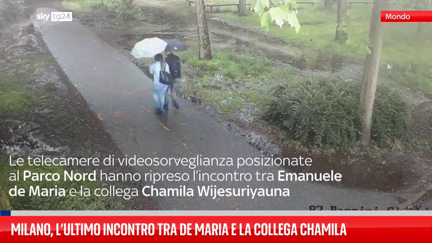 Milano, l’ultimo incontro tra De Maria e la collega Chamila 