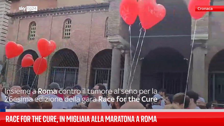 Race for the Cure, in migliaia alla maratona a Roma