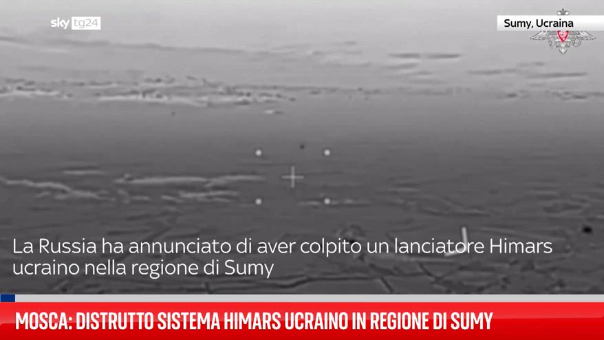 Mosca: distrutto sistema Himars ucraino in regione di Sumy