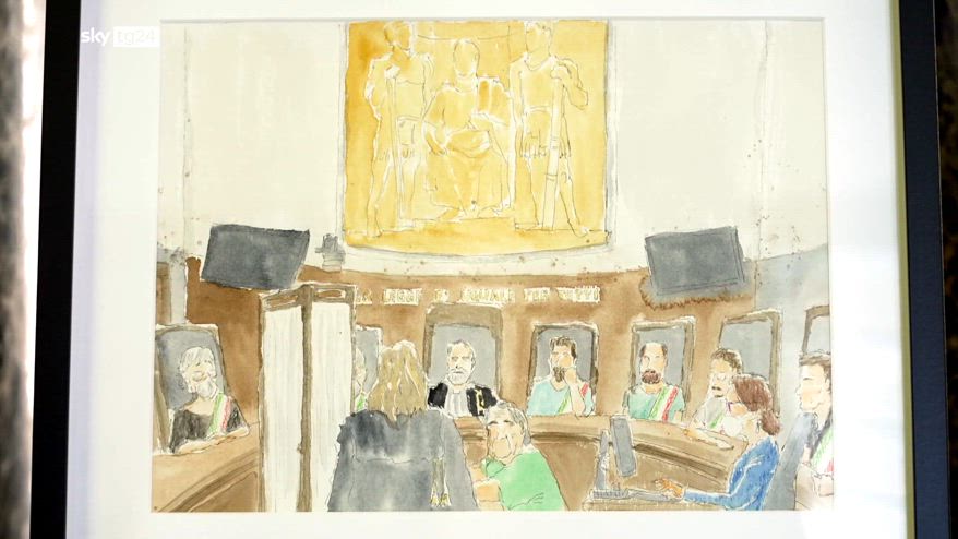 Il testimone, la prima mostra di illustrazioni giudiziarie