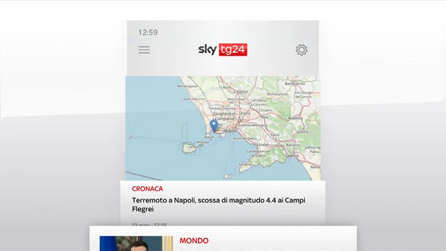 I titoli di Sky Tg24 del 13 maggio, edizione delle 13