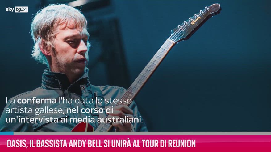 VIDEO Oasis:il bassista Andy Bell nel tour di reunion