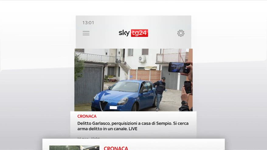 I titoli di Sky Tg24 del 14 maggio, edizione delle 13