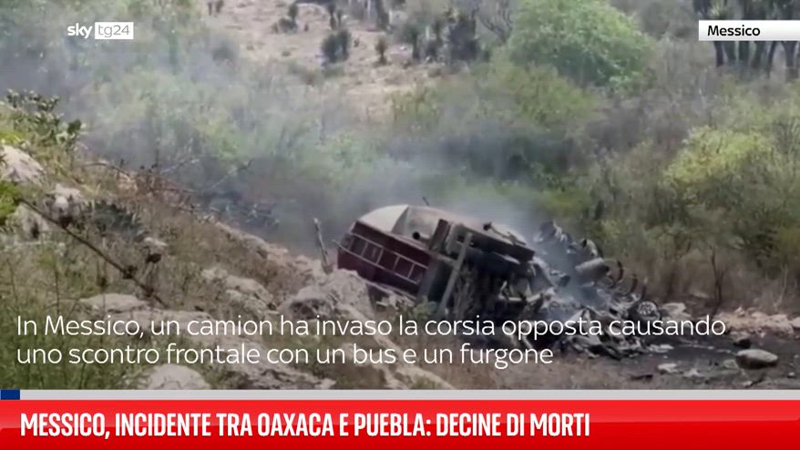 Messico, incidente tra Oaxaca e Puebla: decine di morti