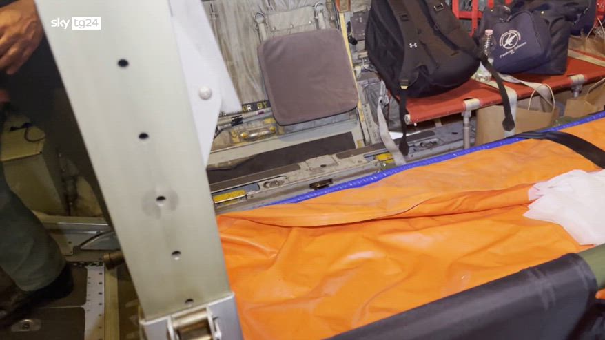 In volo con i bimbi gazawi feriti verso gli ospedali italiani