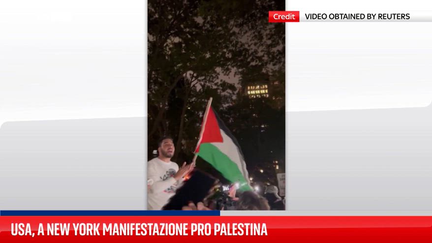 Usa, a Ne York manifestazione pro Palestina