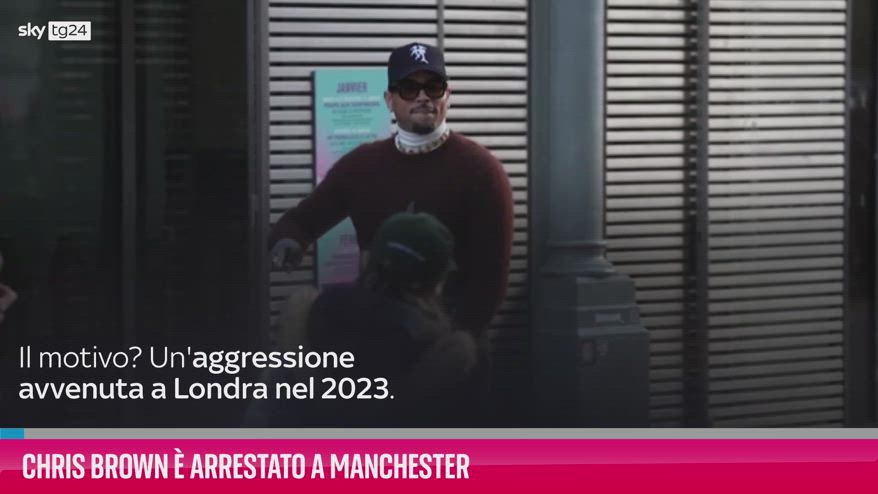 VIDEO Chris Brown è arrestato a Manchester 