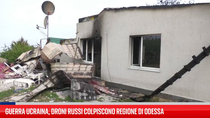 Guerra Ucraina, droni russi colpiscono regione di Odessa
