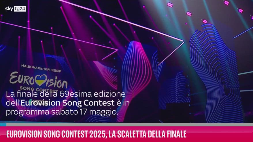 VIDEO Eurovision Song Contest 2025, la scaletta della finale
